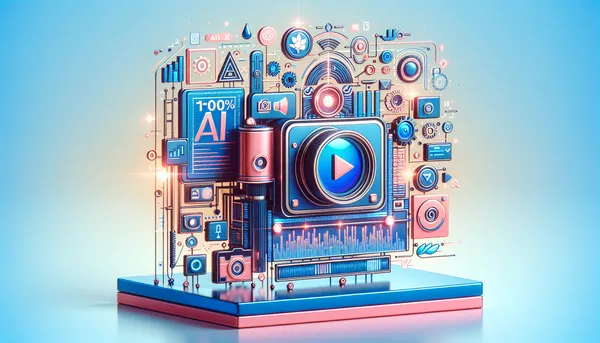 img of 100% free text to video ai