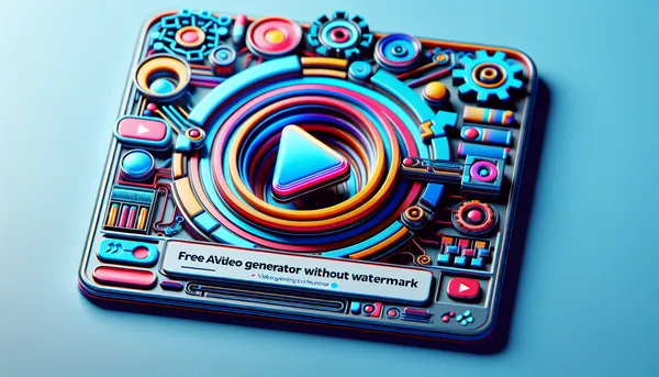 img of free ai video generator without watermark for youtube