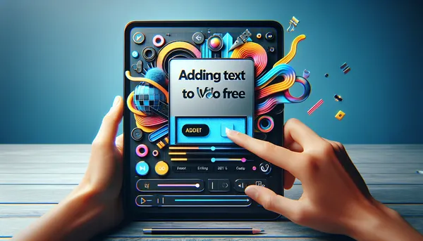 img of how to add text to video free