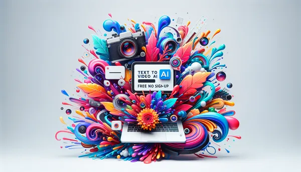 img of text to video ai free no sign up